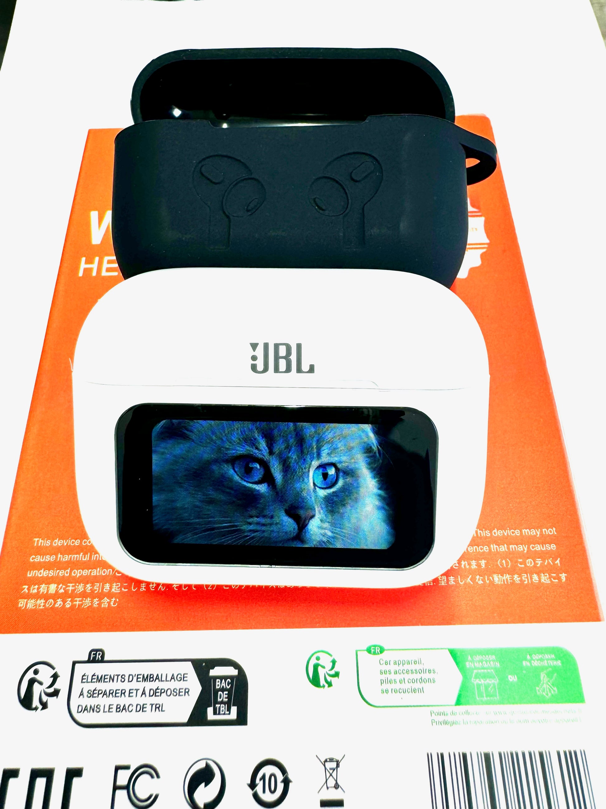 2024 Newest Design JBL A9 Pro Color LED Touch Screen Noise Cancelling BT Long Battery Life ENC Earbuds with Waterproof Wireless AirPods