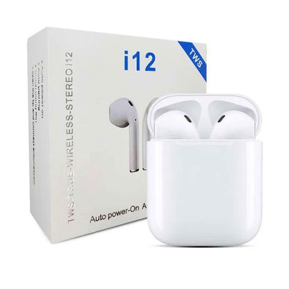 i12 Airpods TWS Bluetooth Earphone Headset Airpods Pro Full Set with Box True Wireless Bluetooth Headset 5.0 Touch Control Earbuds for Android and iOS Mobile Phones
