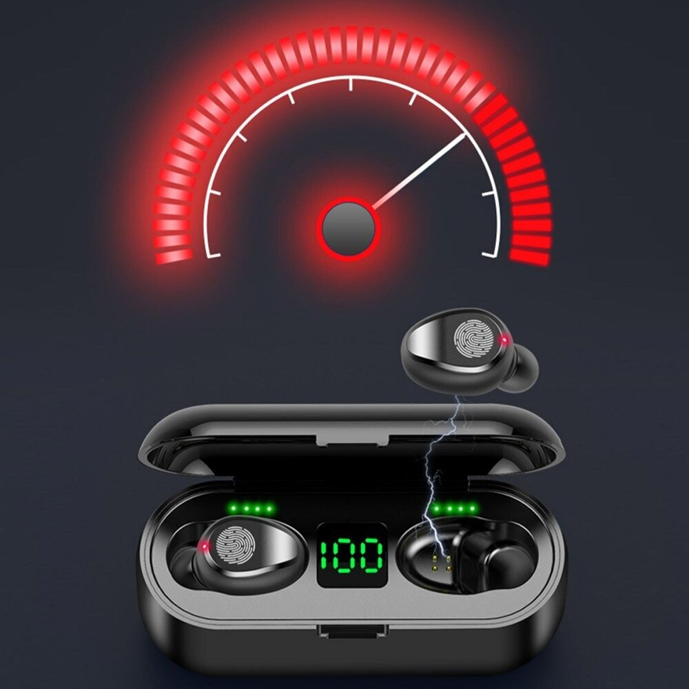 Wiresto TWS F9 Wireless Earbuds Bluetooth V5.0 Cross-Border Headset Earphones Headphones For Xiaomi Samsung Huawei Oppo